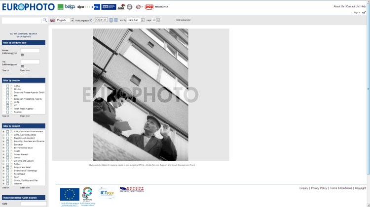 Página web de EuroPhoto