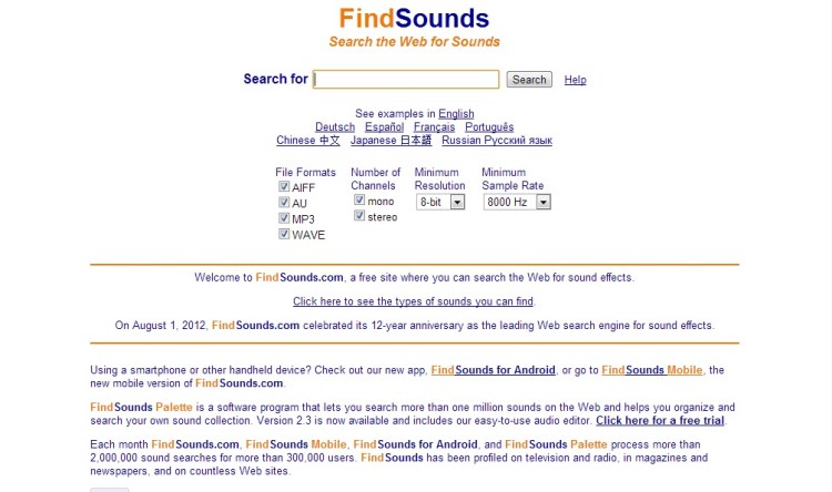 findsounds