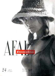 Portada de la revista AFAL, n.º 24, mayo-junio de 1960. Oriol Maspons